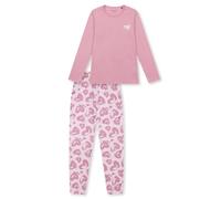 Schiesser Mädchen Schlafanzug Pyjama Lang-100% Organic Bio Baumwolle-Größe 140 bis 176 Set di Pigiama, Rosenholz_183028, 164 Bambine e Ragazze