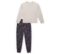 Schiesser Mädchen Schlafanzug Pyjama Lang-100% Organic Bio Baumwolle-Größe 140 bis Set di Pigiama, Beige-Mel_183198, 176 Bambine e Ragazze