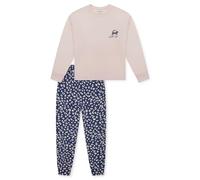 Schiesser Mädchen Schlafanzug Pyjama Lang-100% Organic Bio Baumwolle-Größe 140 bis Set di Pigiama, Champagne_183042, 176 Bambine e Ragazze