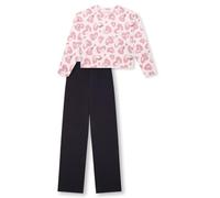 Schiesser Mädchen Schlafanzug Pyjama Lang-100% Organic Bio Baumwolle-Größe 140 bis Set di Pigiama, Zartrosa_183029, 176 Bambine e Ragazze