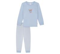 Schiesser Mädchen Schlafanzug Pyjama Lang-100% Organic Bio Baumwolle-Größe 92 bis 140 Set di Pigiama, Air_181827, 128 Bambine e Ragazze