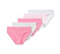 Schiesser Mädchen Unterwäsche Slips 5 Pack Mutande da Uomo, Mehrfarbig 3, 128 Bambina
