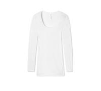 SCHIESSER Maglia a maniche lunghe LUXURY bianca bianco | 48
