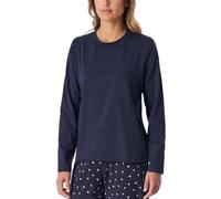 Schiesser Maglietta da Notte da Donna a Maniche Lunghe, in Cotone, Mix + Relax