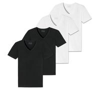 SCHIESSER Maglietta Da Uomo Confezione Da 4 - Serie "95/5", Collo A V, S-4XL