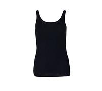 Schiesser Top con Bretelle Maglietta, Nero (Schwarz (000-schwarz), 44 IT (L) Donna