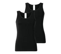 SCHIESSER Maglietta intima 'Modern Multipacks' nero Donna SCHIESSER XXXL