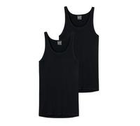 SCHIESSER Maglietta intima nero Uomo SCHIESSER S nero