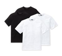 SCHIESSER Maglietta nero / bianco Uomo SCHIESSER L nero / bianco