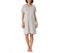 Schiesser Maniche Corte notturne con Tasche-Nightwear Camicia da Notte, Grau Melange, 42 Donna