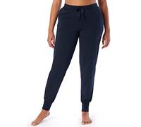 Schiesser Mix & Relax Jerseyhose Lang Pantaloni Pigiama, Blu (NachtBlau 804), 42 (Taglia Produttore: 036) Donna