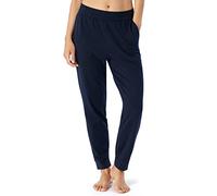 Schiesser Mix + Relax Pantaloni Lunghi Pigiama, Blu Scuro_179266, 54 Donna
