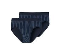 Schiesser Multipack 2pack Sportslip Slip, Blu Scuro, 8 Uomo