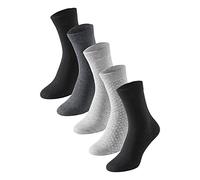 Schiesser Multipack 5 Pack Damensocken Strümpfe Calzini, Assortimento 1, 39-42 (Pacco da 5) Donna