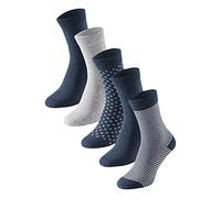 Schiesser Multipack 5 Pack Damensocken Strümpfe Calzini, ordinati 2, 35/38 (Pacco da 5) Donna