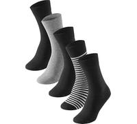 Schiesser Multipack 5 Pack Herrensocken Strümpfe Calzini, Assortimento 2, 43/46 (Pacco da 5) Uomo