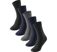 Schiesser Multipack 5 Pack Herrensocken Strümpfe Calzini, Assortiti 1_173202, 43-46 (Pacco da 5) Uomo