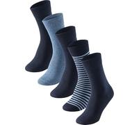 Schiesser Multipack 5 Pack Herrensocken Strümpfe Calzini, Ordinati 3, 39/42 (Pacco da 5) Uomo