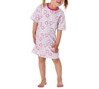 Schiesser Nightwear 1 Maglia Lunga da Notte, Bianco, 128 Bambine e Ragazze
