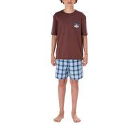 Schiesser Nightwear 2 Set di Pigiama, Havana, 140 Bambini e Ragazzi