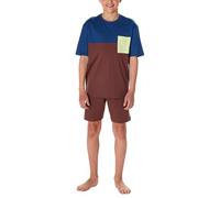 Schiesser Nightwear 2 Set di Pigiama, Havana, 164 Bambini e Ragazzi