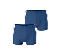 Schiesser Ocean Swim - Boxer da bagno da uomo, confezione da 2, Blu, XXL