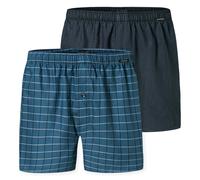 SCHIESSER Pantaloni Boxers Da Uomo, Confezione Da 2 - Tessuto, Mutande, Cotone