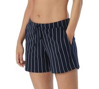 Schiesser Pantaloni Corti da Donna in Cotone - Mix + Relax, Multicolore 1, 46