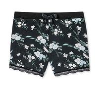 Schiesser Pantaloni Corti da Notte Parte Inferiore del Pigiama, Nero, 50 Donna