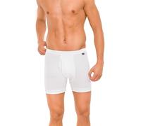 Schiesser Pantaloni Corti, Opaco, Bianco (Weiß (100-weiss), L Uomo