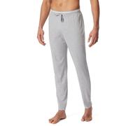 Schiesser Herren Lange Schlafhose mit Bündchen Bio-Baumwolle-Mix + Relax Pantalone del Pigiama, Grigio Mel_182183, 54 Uomo