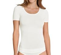 Schiesser Personal Fit-Maglietta a Maniche Corte Vestaglia, Bianco Naturale_155413, S Donna