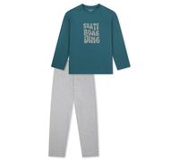 Schiesser Bambino Set Pigiama Lungo Senza Polsini 100% Cotone - Taglia 98 a 176