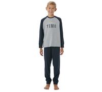 Schiesser Bambino Set Pigiama Lungo con Polsini 100% Cotone - Taglia 98 a 176