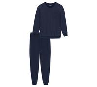 SCHIESSER Pigiama Da Notte Uomo, Lungo - Con Fascia, Cotone