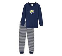 Schiesser Pigiama Lungo per Bambini, in Cotone Organico Set, Blu Scuro_173449, 104 cm