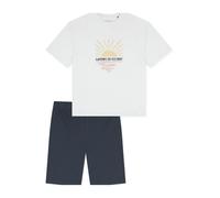 SCHIESSER Pigiama 'Teens Nightwear' nero / bianco Bambini SCHIESSER 140