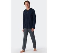 SCHIESSER Pigiama Uomini Lungo Cotone Taglie Normali Taglie Lunghe