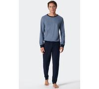 SCHIESSER Pigiama Uomo Lungo 100% CO Interlock Taglia 50-64 M-6XL