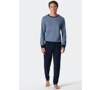 SCHIESSER Pigiama Uomo Lungo 100% CO Interlock Taglia 50-64 M-6XL