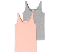 Schiesser Ragazza 2er Set Canottiera S M L 152 164 176 95/5 Co / El Biancheria