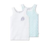 Schiesser Ragazza Canottiera Cavallo 2er Pacco Prezzo Vantaggioso 104-140 Intima