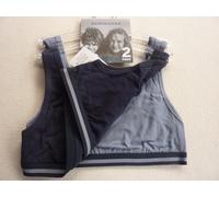 Schiesser Ragazza Corpetti 2er Pacco TAGLIA XS 140 95/5 Co / El Biancheria