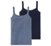 Schiesser Ragazza Spagetti-Tops 2er Pacco XS S M L 140-176 95/5 Co / El Intima