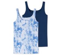 Schiesser Ragazza Top 2er Set Canottiera XS S M L 140-176 95/5 Co / El Intima