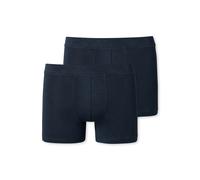 Schiesser Boxer Polsini Morbidi, Confezione da 2 Pantaloncino, Blu Notte_173535, 152 cm Bambini e Ragazzi