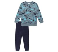 Schiesser Ragazzi Pigiama Set, 2-tlg Ragazzi World 1, Lungo, Spugna, Motivo