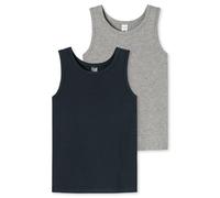 Schiesser Ragazzi Tank Top 2er Pacco XS - L 140 152 164 176 95/5 Co / El