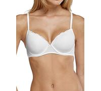 Schiesser Reggiseno con Ferretto con Coppa, Pollici opachi, Bianco_157412, 3A Donna