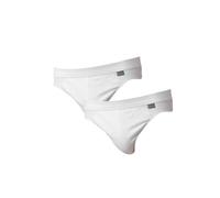 Schiesser Rio-Slip (2er Pack) Intimo, Bianco (Weiß (100-weiss), 2XL (Pacco da 2) Uomo